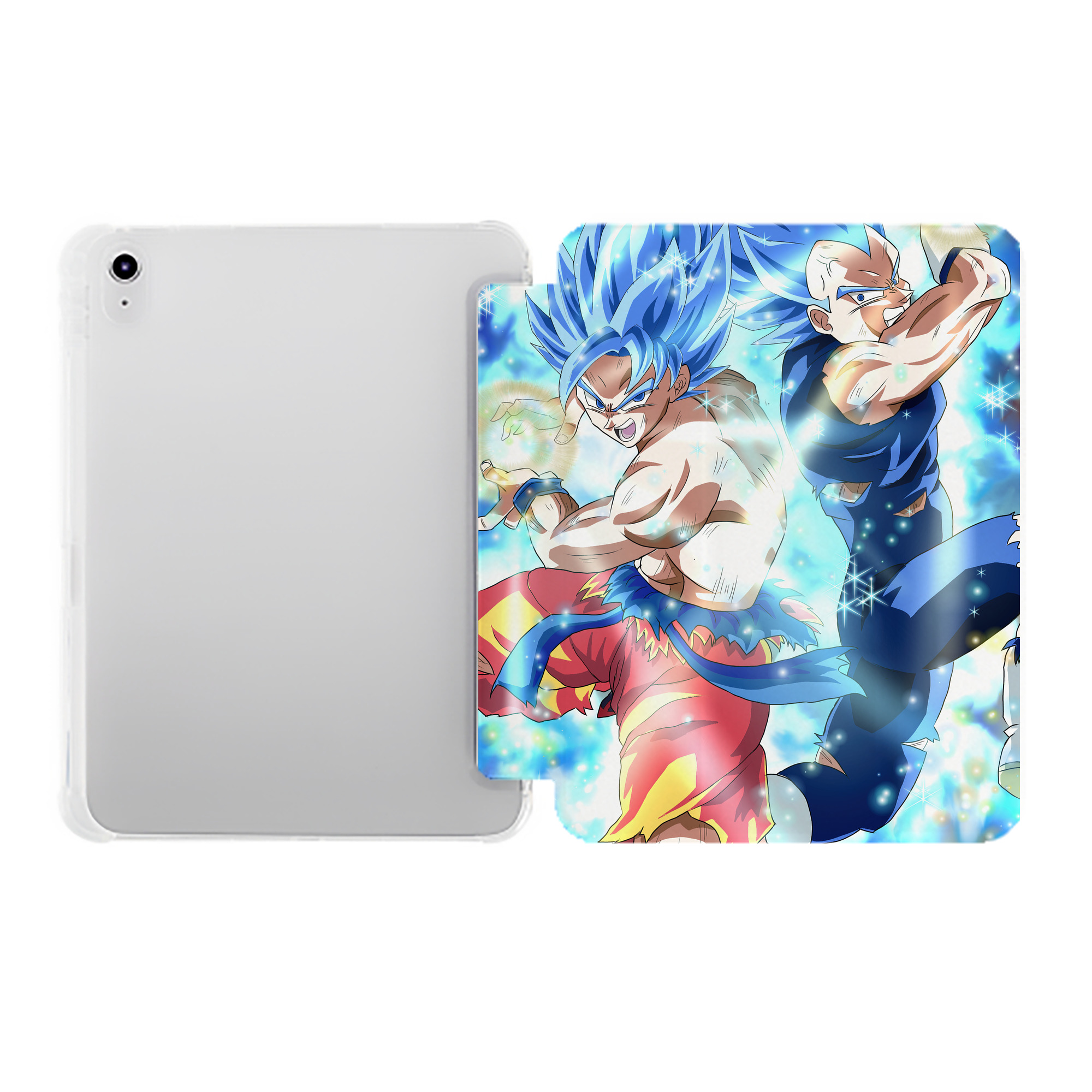 （画像用） ドラゴンボール DRAGON BALL IPad ケース ペン収納付き 三つ折りスタンド PUレザー×シリコン 対応機種9.5/10.5/10.9インチ